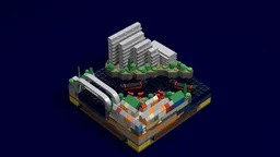 20x20 Micro City Connectable Waterfront #03