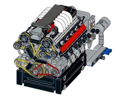 V10 engine model