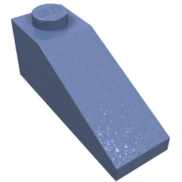Brick Sloped 33° 3 x 1 / Sand Blue