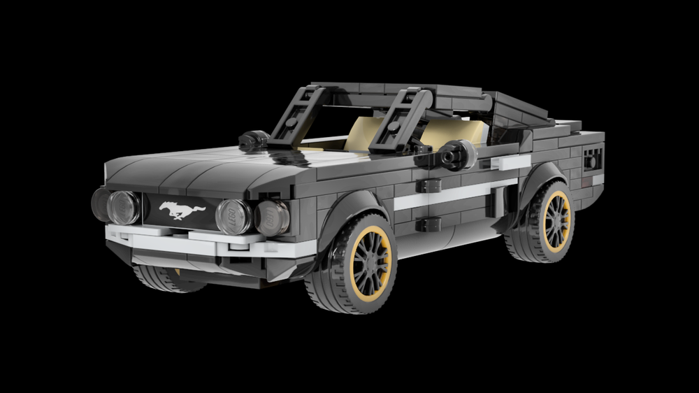 Lego 1969 Ford Mustang 7 Studs Edition
