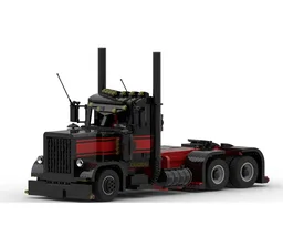 Black&Red Peterbilt 389