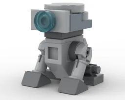 T3-M4 Droid Minifig-scale