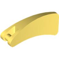 Lego Animal Body Part, Fin 2 x4 with Handle / Bright Light Yellow