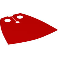 Lego Neckwear Cape, Standard [Spongy Stretchable Fabric] with Dark Red Side