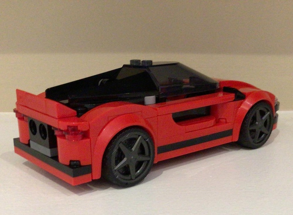 Lego Modification Of Red Sports Car (60448)