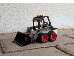 White Skid Steer Loader