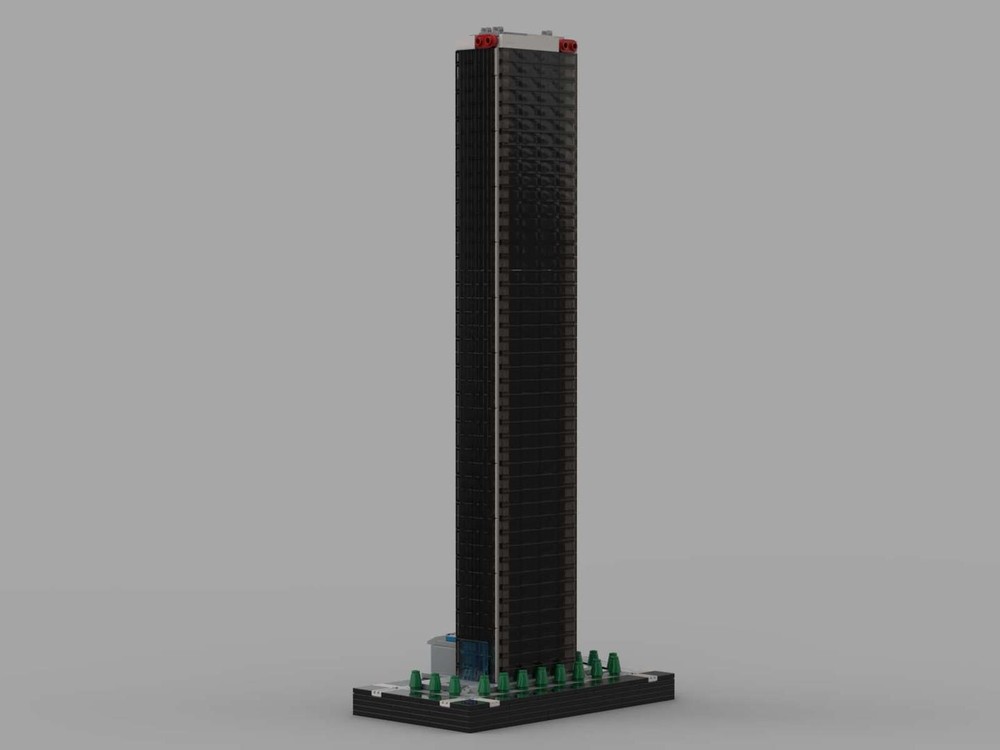 Lego AON Center Ver 4 at the 1/650th Scale
