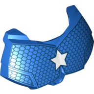 Lego Large Figure Chest Cover, Armour Small with Captain America Star Print