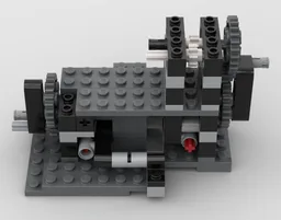 Motorization mechanism for dual crossover of Trixbrix switches