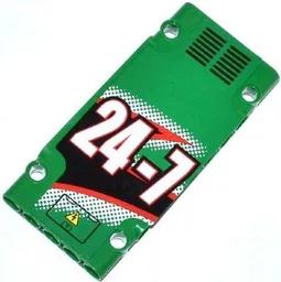 Technic, Panel Plate 5 x 11 x 1 with Grilles, '24-7' and Hatch Pattern Model Left Side (Sticker) - Set 42008
