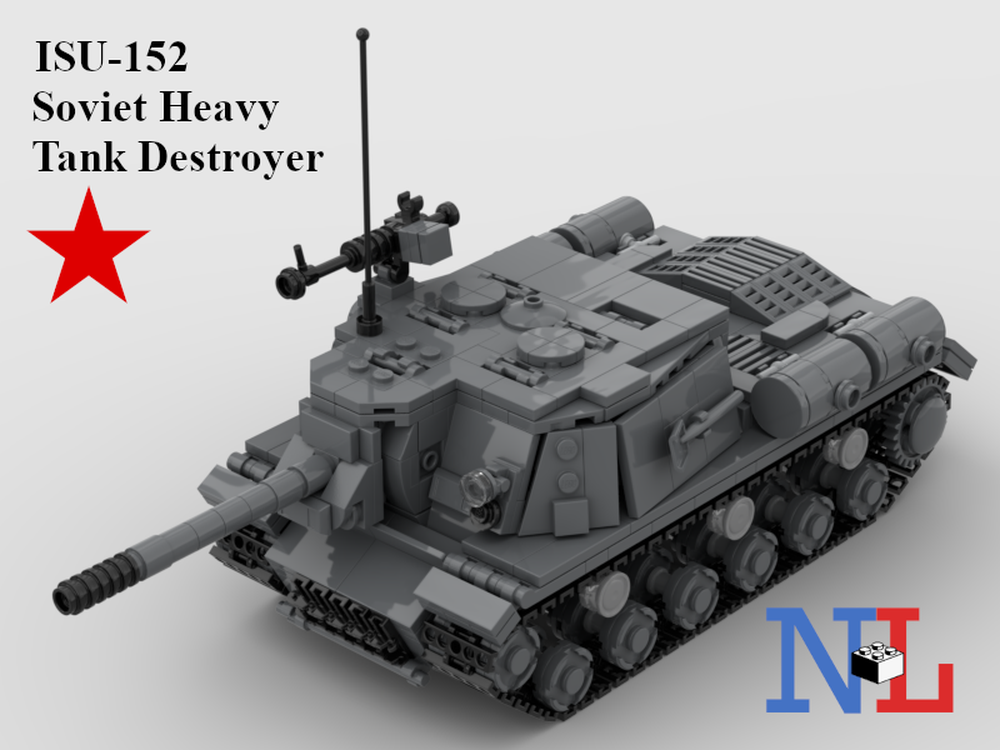 Lego WW2 ISU-152 Soviet Tank Destroyer