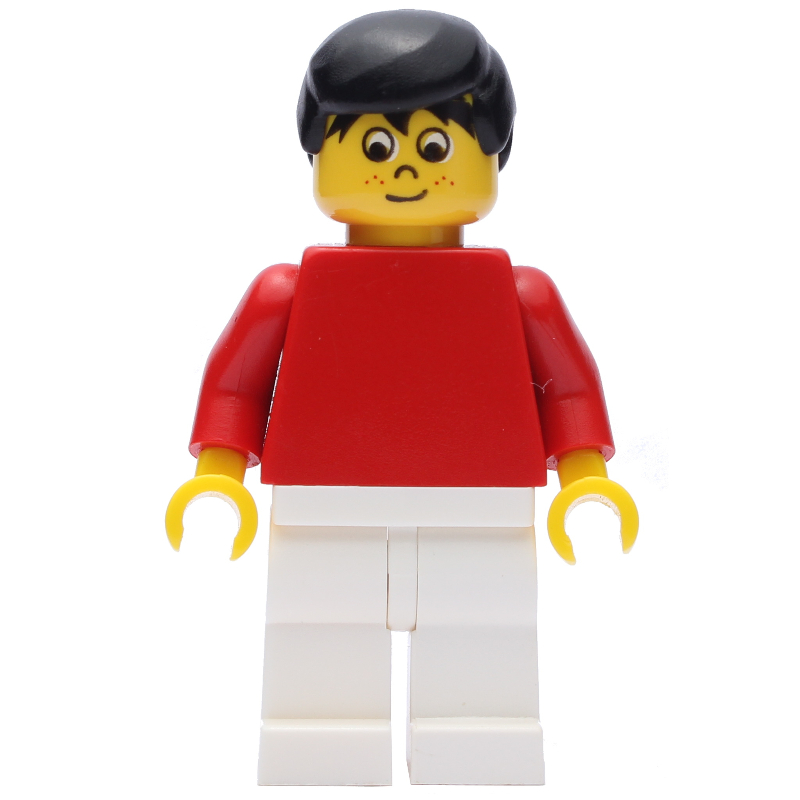 Lego Soccer Player Red Plain Torso, White Legs 10