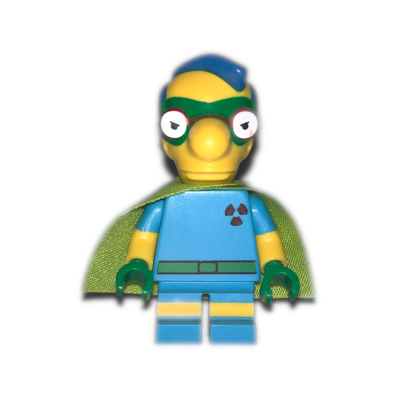 Lego Milhouse Van Houten in Fallout Boy Costume (CMF)