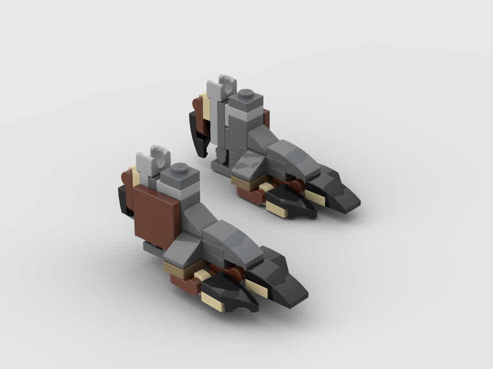 Lego 76956 T-Rex Breakout Feet Mod