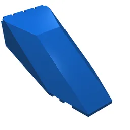 Windscreen 10 x 4 x 2 1/3 Canopy / Blue