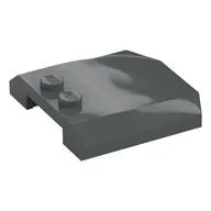 Brick Wedged, Curved Triple 4 x 4 x 2/3, 2 Studs / Dark Bluish Gray