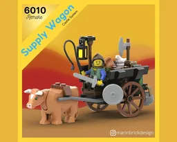 6010 - Supply Wagon Remake - LEGO CASTLE MOC