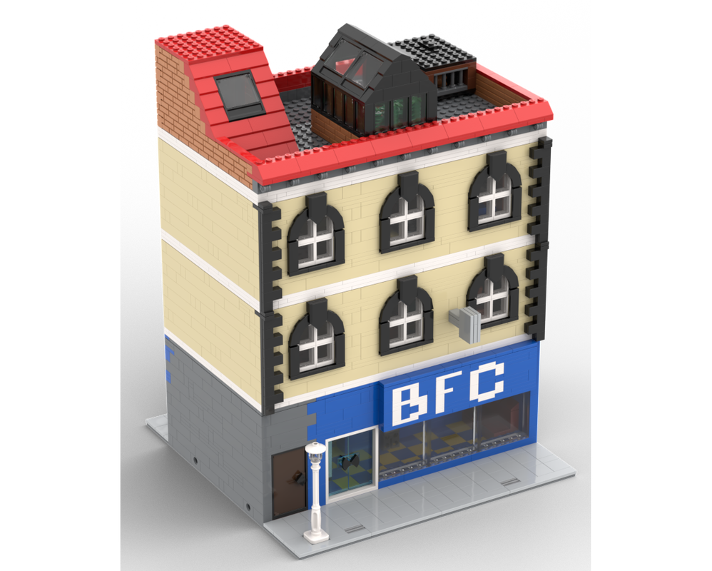 Lego Modular Takeaway and Lawyers Office