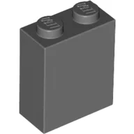 Brick 1 x 2 x 2 with Inside Stud Holder / Dark Bluish Gray