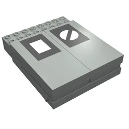 Control Unit, Train 12V, 8 x 10 with Train Point Print / Light Gray