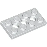 Technic Plate 2 x 4 [3 Holes] / White