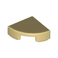 Tile Round 1 x 1 Quarter / Tan