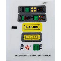 Sticker Sheet for Set 7050-1 / [No Color/Any Color]