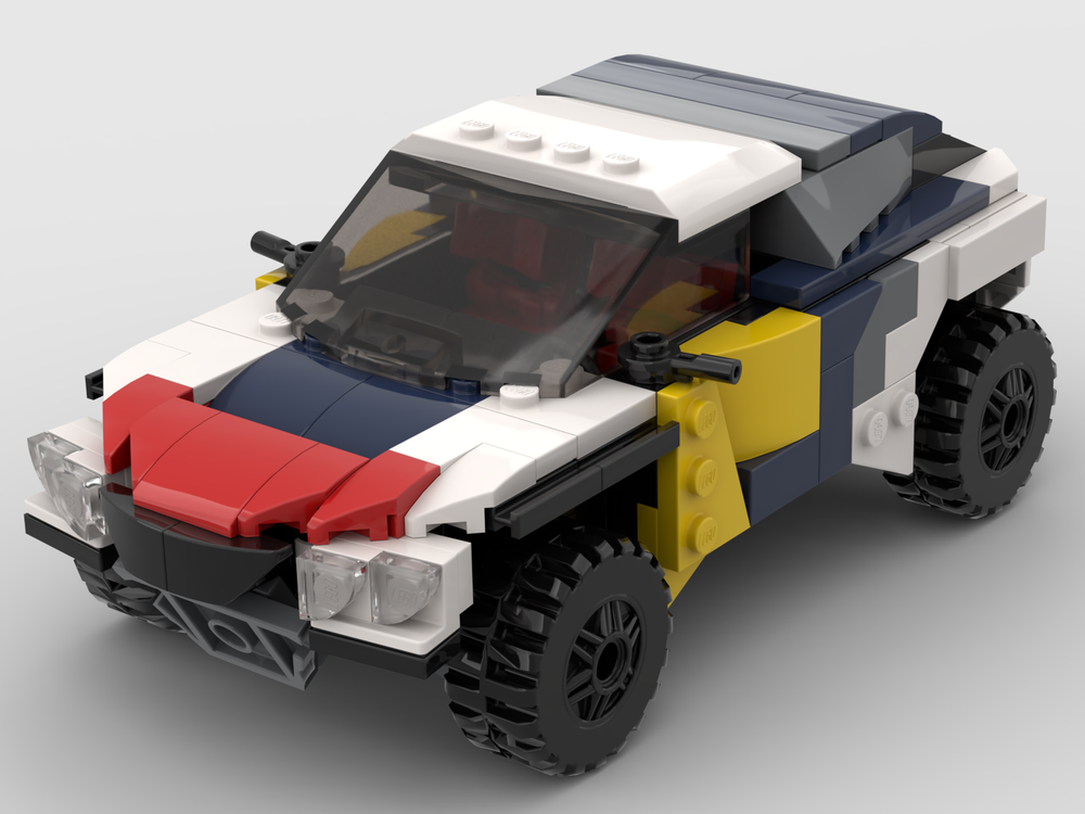 Lego MOC - Peugeot 3008 DKR (Redbull colour)