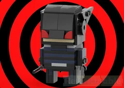 Black Mask Crow BrickHead - Persona 5