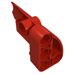 Technic Panel Fairing # 3 Small Smooth Long, Side A / Red
