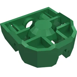Technic Pin Connector Block 3 x 3 x 1 / Green