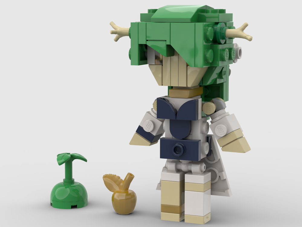 Lego Hololive Ceres Fauna Chibi