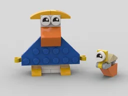 Fancy Duck and a Happy Snail