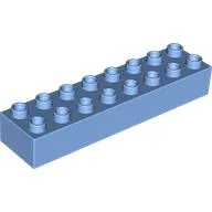 Duplo Brick 2 x 8 / Medium Blue