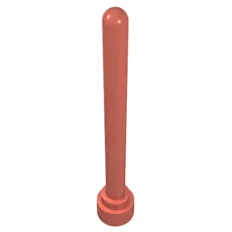 Antenna 1 x 4 with Rounded Top / Salmon