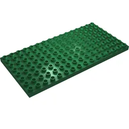 Duplo Plate 8 x 16 / Green