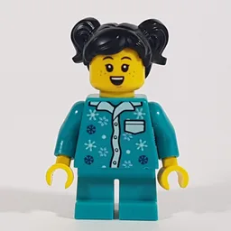 Girl, Dark Turquoise Pajamas