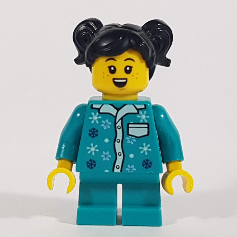 Lego Girl, Dark Turquoise Pajamas