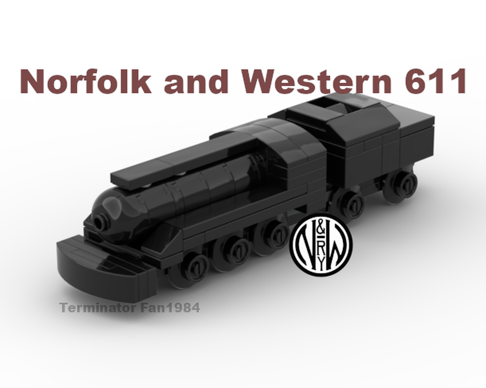 Lego Mini Norfolk and Western 611