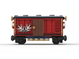Winter Holiday Train Box Car