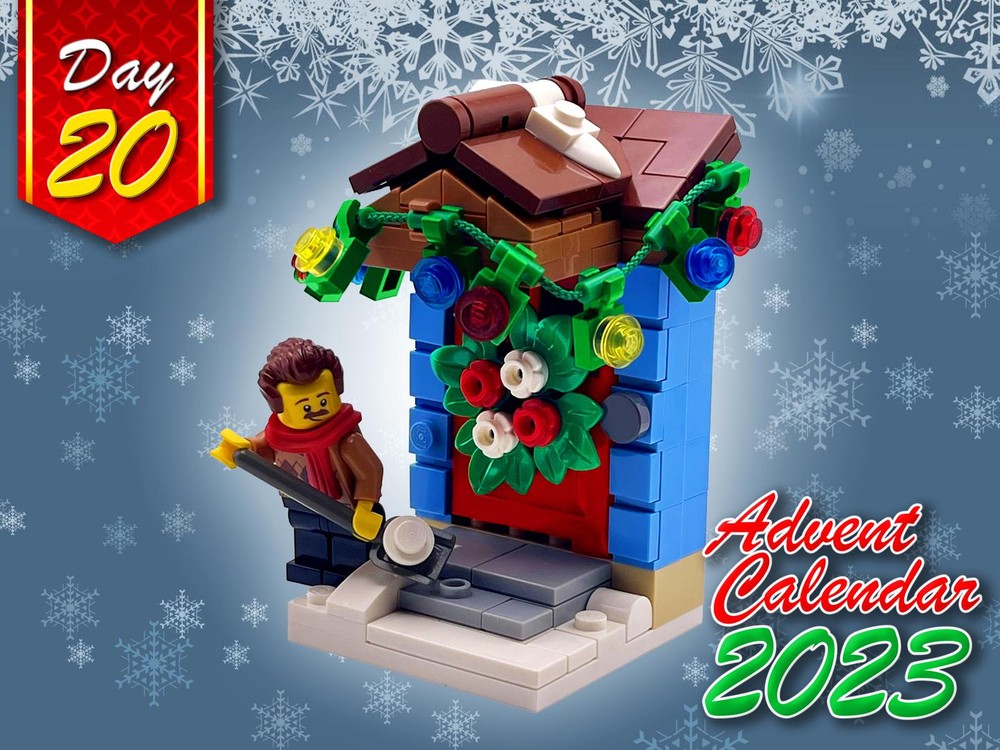 Lego Advent Calendar Day 20 - Christmas Wreath