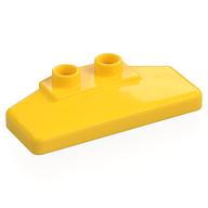 Lego Duplo Rear Spoiler 2 x 4 x 1 / 2 [Plain] / Yellow