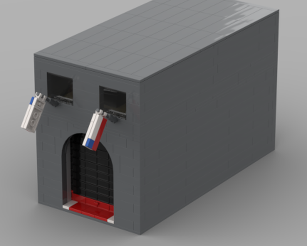 Lego Fire Station With Arch Door