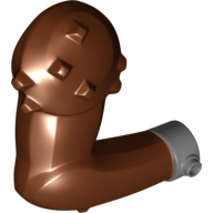 Lego Creature Body Part, Rancor Arm Right with Dark Bluish Gray Ring Print