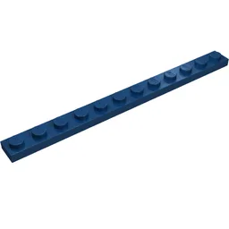 Plate 1 x 12 / Dark Blue