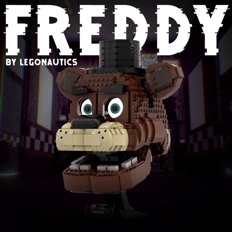 Lego Freddy Fazbear Head