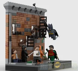 Dynamic duo diorama