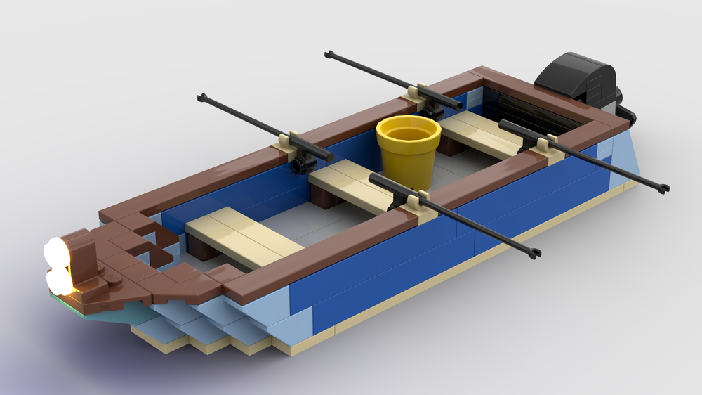 Lego Fishing Motor Boat