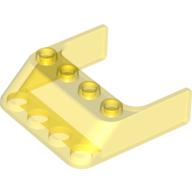 Lego Windscreen 4 x 4 x 1 / Trans-Yellow