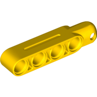 Lego Technic Steering Arm 5 x 1 with Towball Socket (Type2) / Yellow